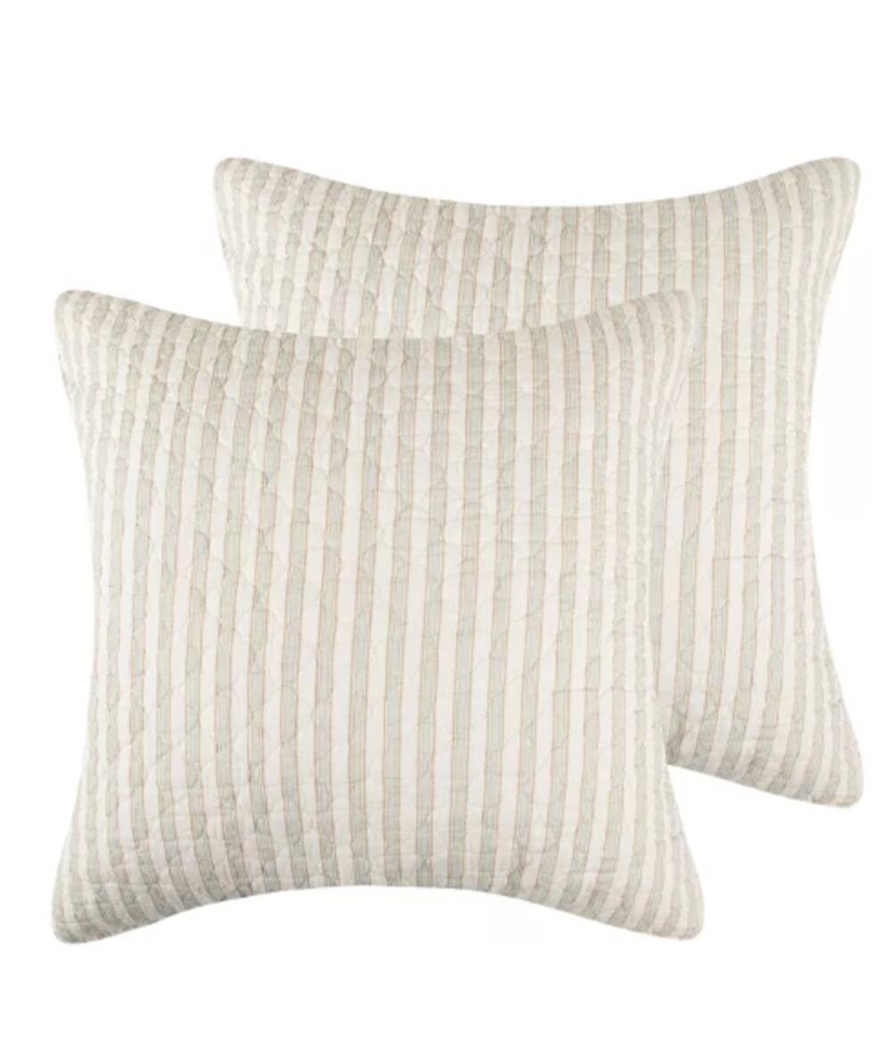 Lyon Teal Euro Sham 2pk - Levtex Home
